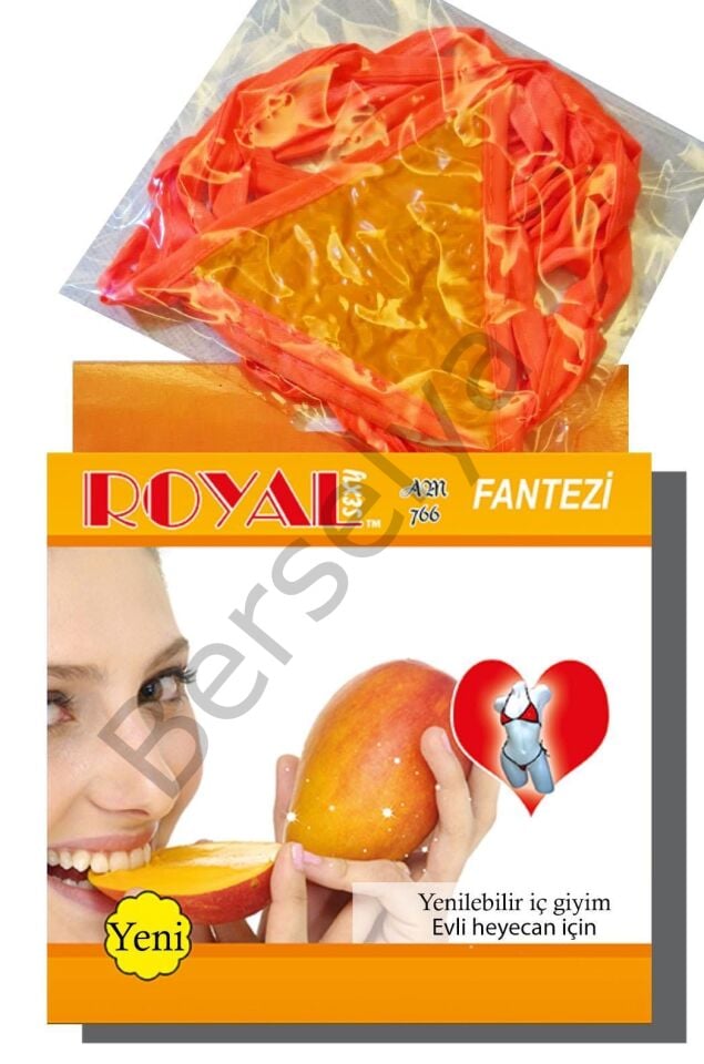 Fantezi Tüketilebilen Yenilebilir Mango Aromalı İç Çamaşırı Takımı