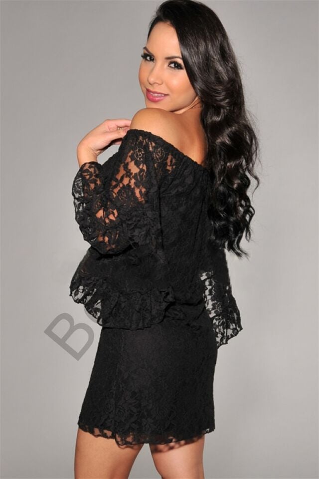 B101225 Dantelli Elbise