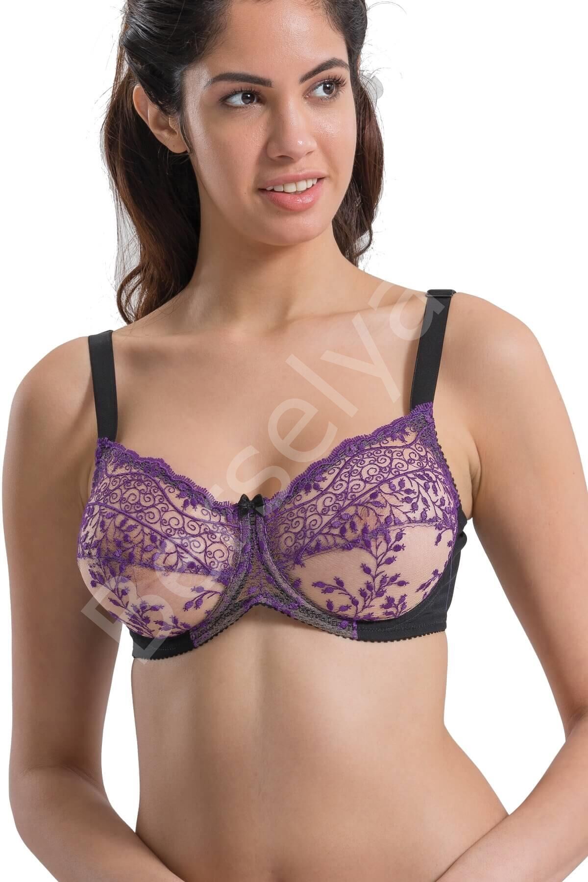 Siyah Mor Mı Emay 148 D Balenli Toparlayıcı Sütyen