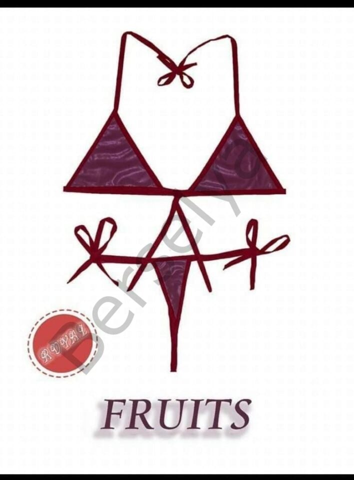 Fantezi Tüketilebilen Yenilebilir Tropikal Aromalı İç Çamaşırı Takımı