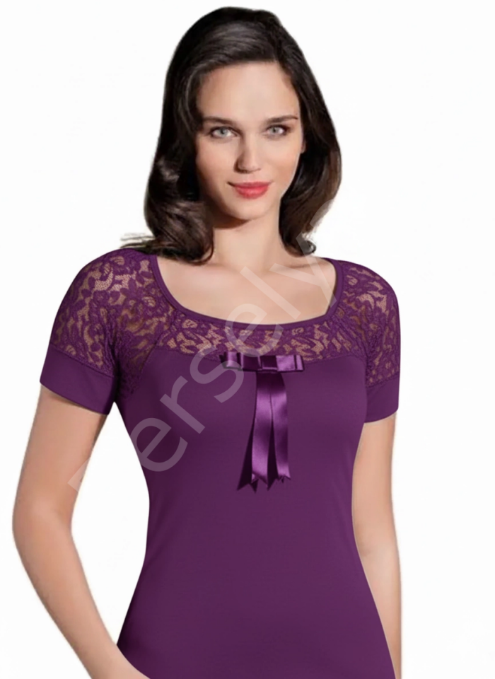 Şahinler Dantelli Kısa Kol Atlet B412