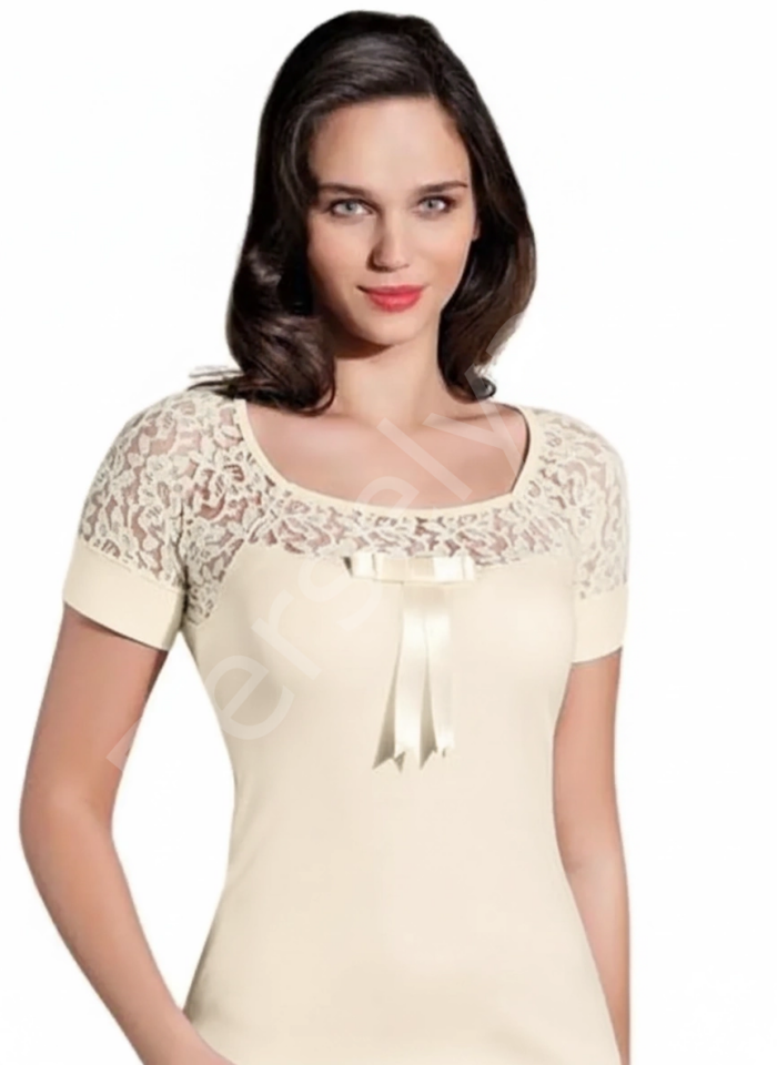 Şahinler Dantelli Kısa Kol Atlet B412