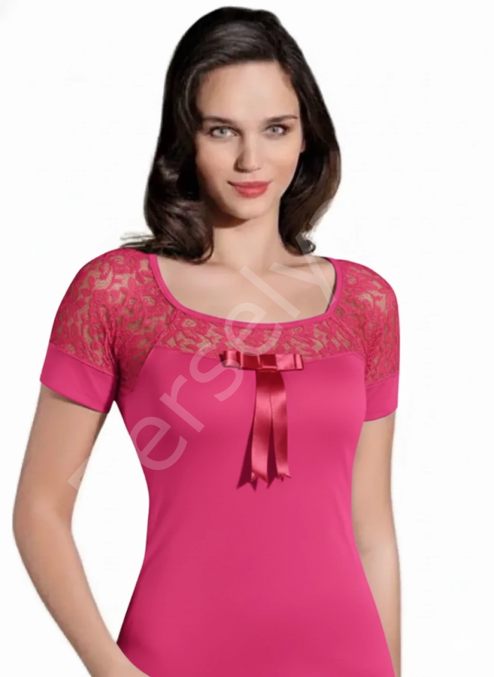 Şahinler Dantelli Kısa Kol Atlet B412