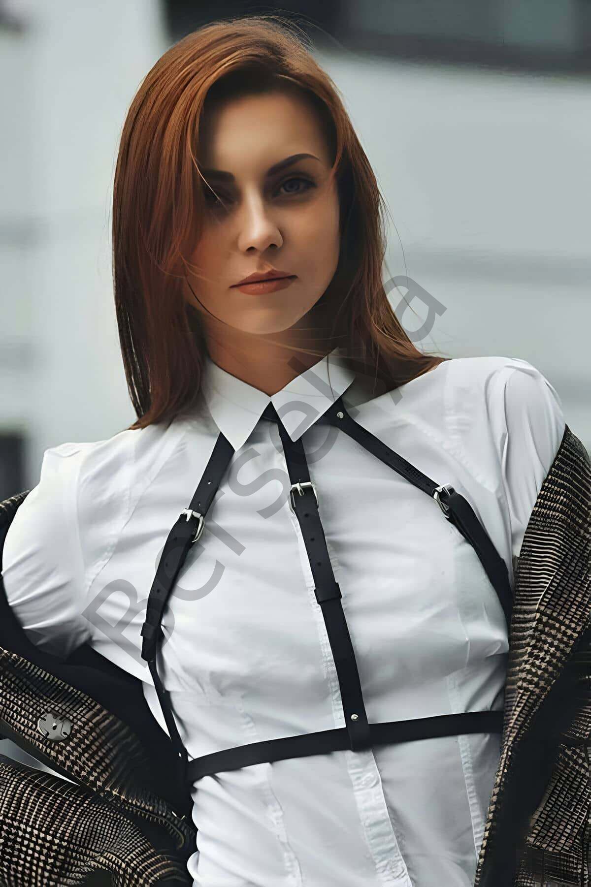 Gömlek Üstü Deri Aksesuar - Brf164