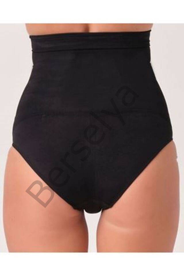 Siyah Kadın Dikişsiz Slip Korse - 780