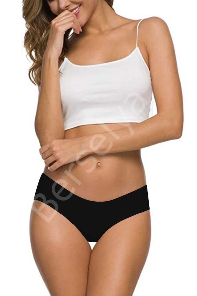 3 Adet Kadın Dikişsiz Lazer Kesim Esnek İz yapmayan Külot S5