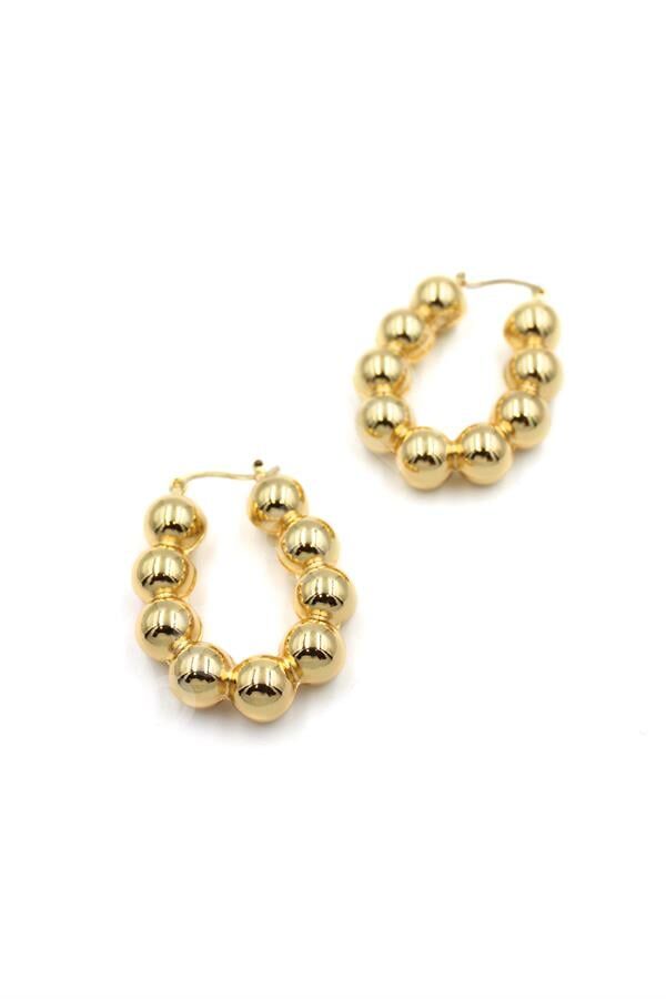 Metal Küpe - Altın