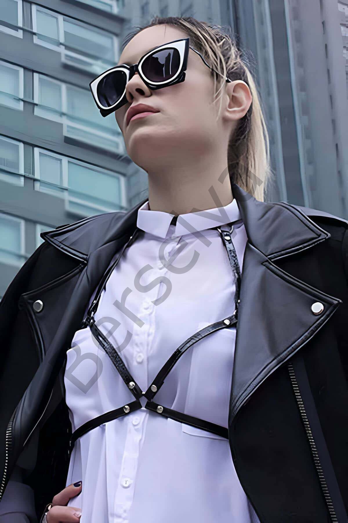 Gömlek Üstü Deri Aksesuar - Brf25