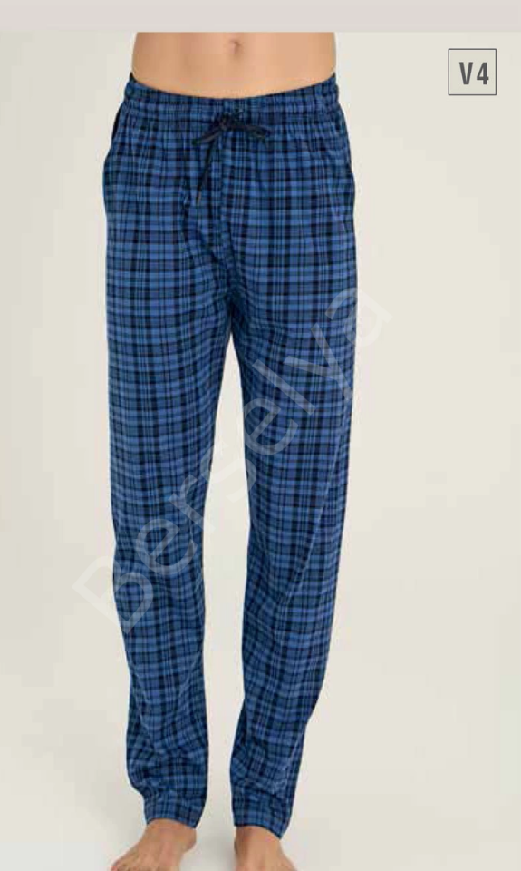 Tek Alt Kareli Desen Pantalon Kly 306