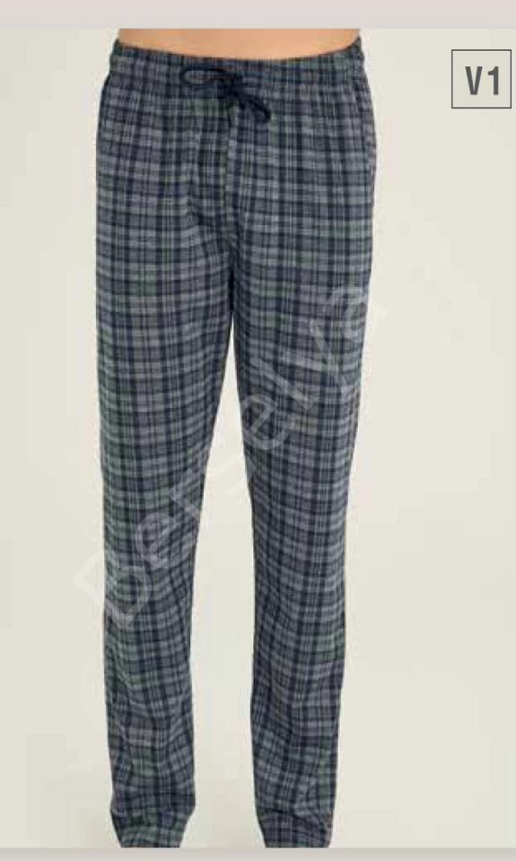 Tek Alt Kareli Desen Pantalon Kly 306