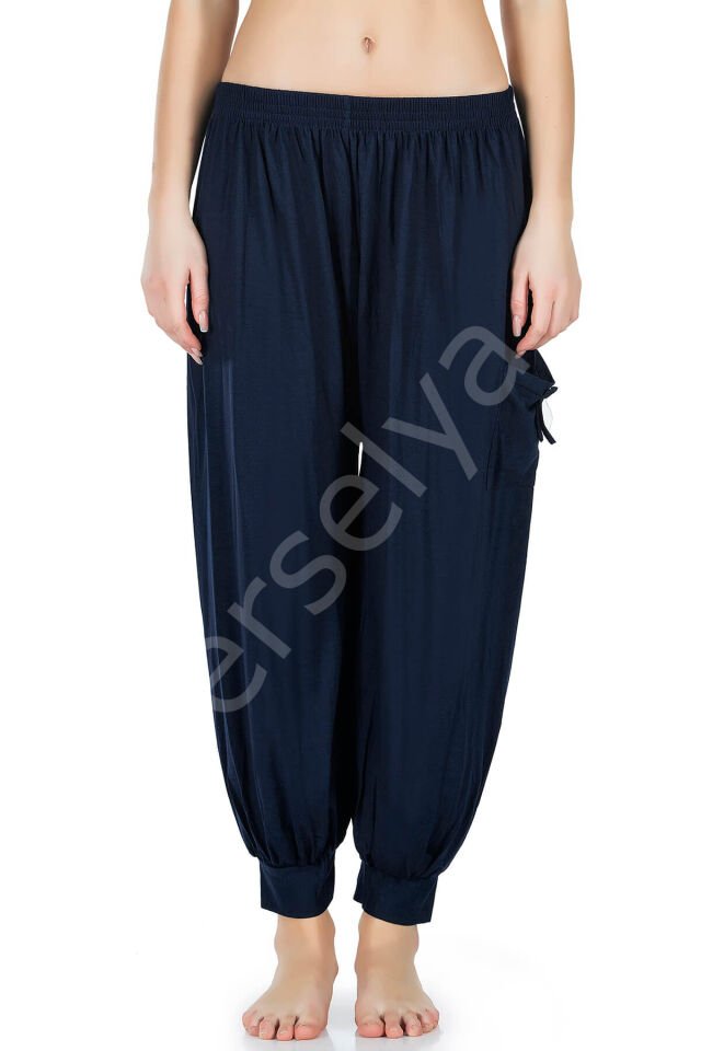 Lacivert Manşetli Şalvar 0527-lcvrt