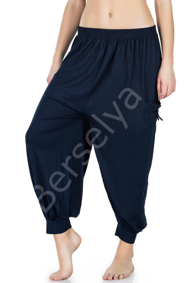 Lacivert Manşetli Şalvar 0527-lcvrt