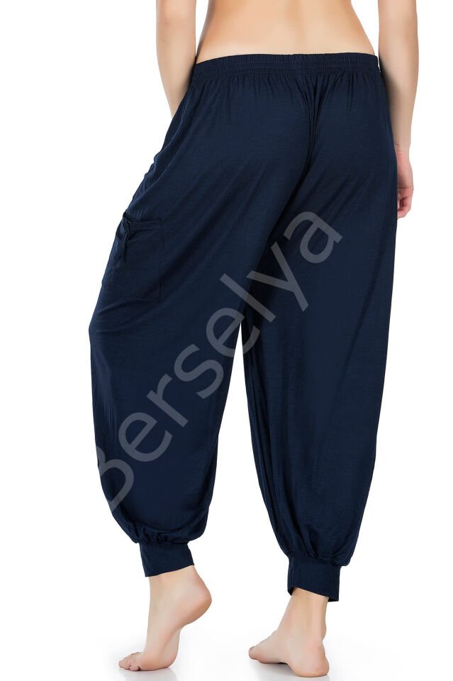 Lacivert Manşetli Şalvar 0527-lcvrt