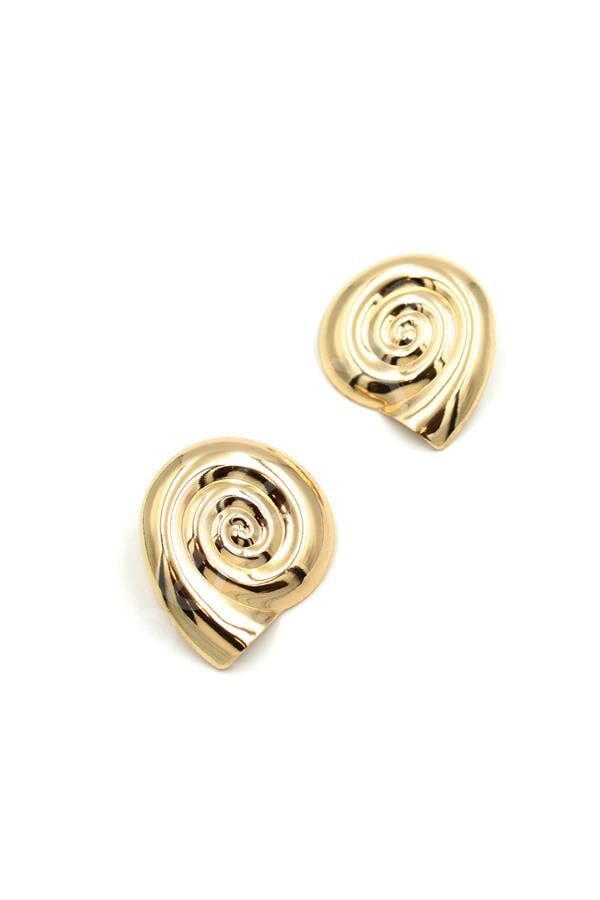 Plaka Küpe - Altın