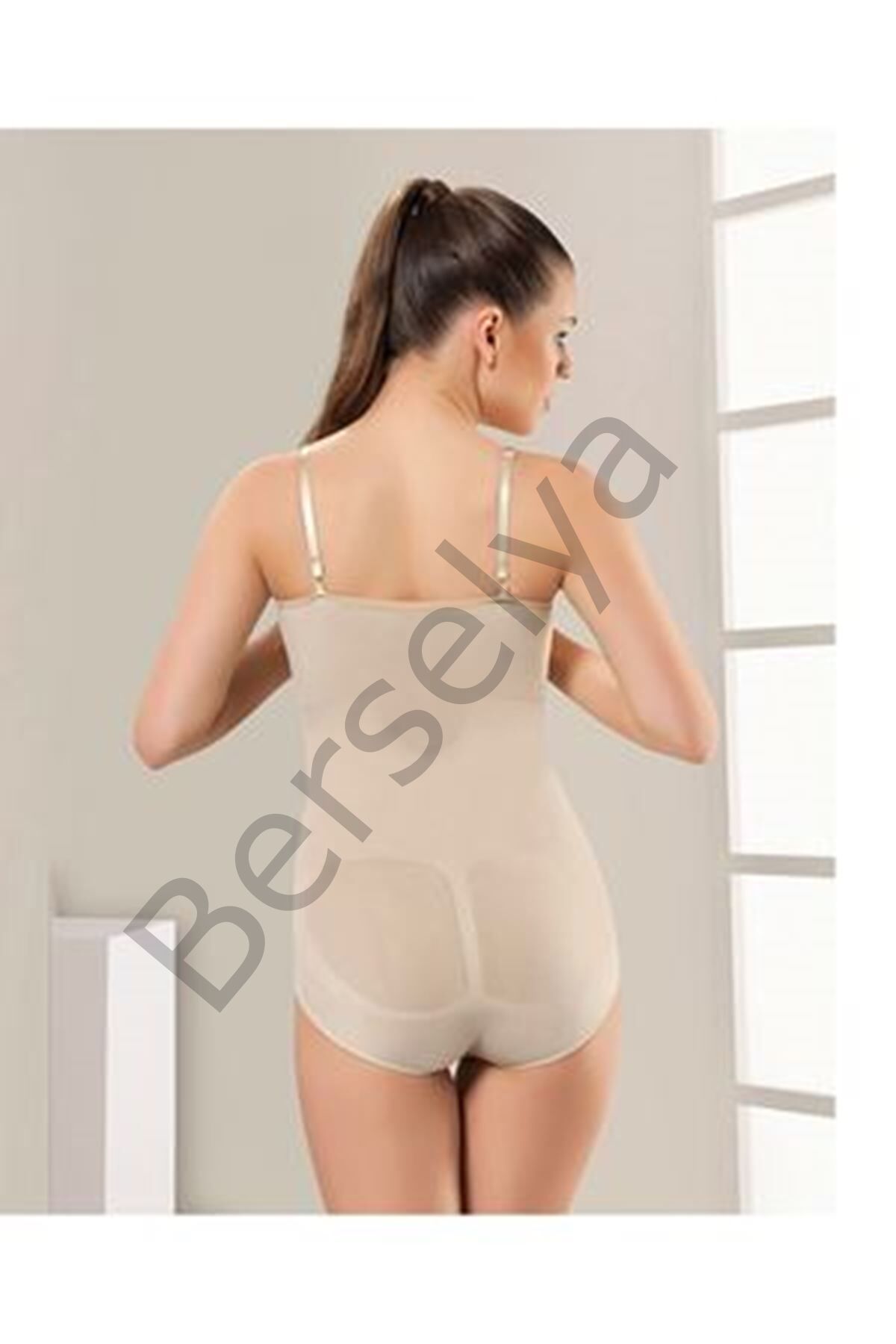 Ten Açık Göğüs Çıtçıtlı Dikişsiz Korse - 756