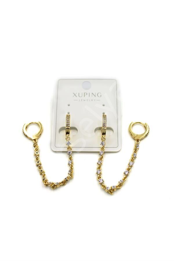 Zincir Küpe - Altın