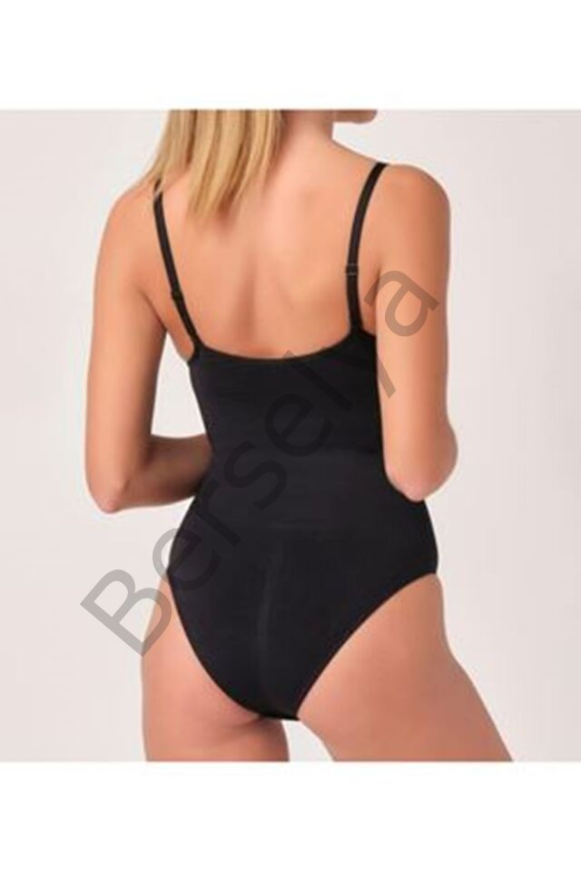 Siyah Kancalı Dikişsiz Korse - 755