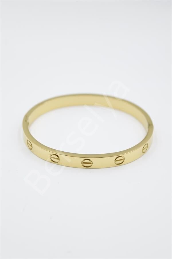 CRT Model Taşsız Bilezik - Altın