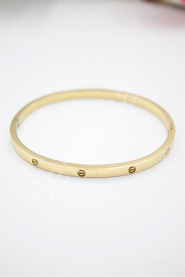 CRT Model Taşsız İnce  Bilezik - Altın