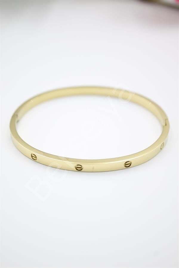 CRT Model Taşsız İnce  Bilezik - Altın