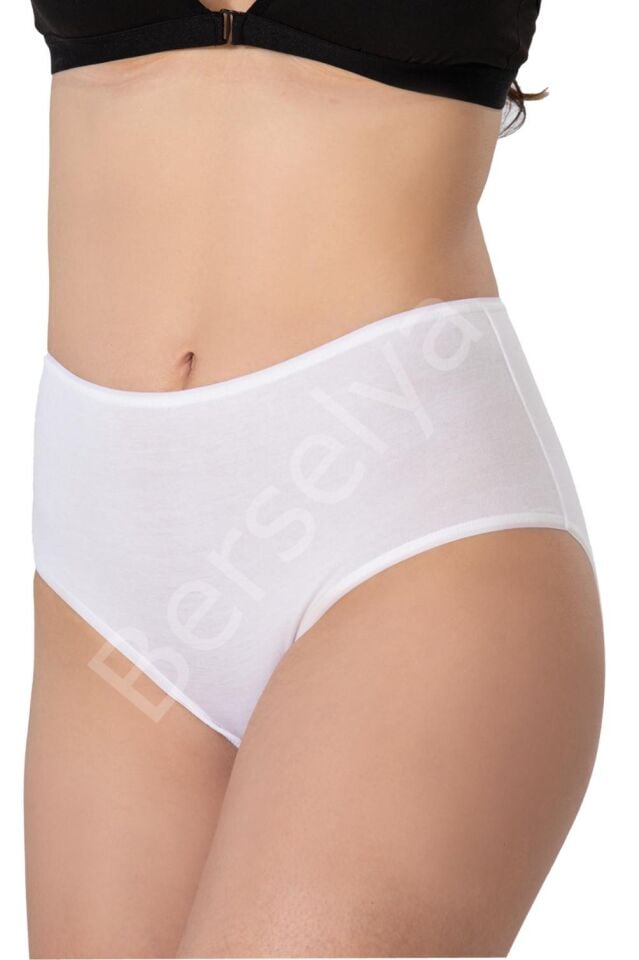 Beyaz Mı Emay 1442 Modal Coton Yüksekbel Külot