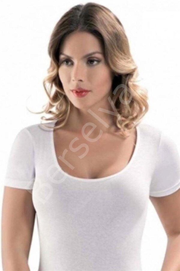 Dorya Açık Yaka Kısa Kol Atlet 1076