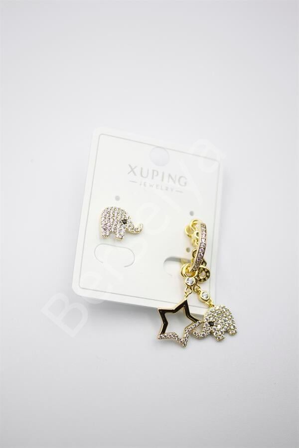 Fil Shakira Küpe - 14K Altın