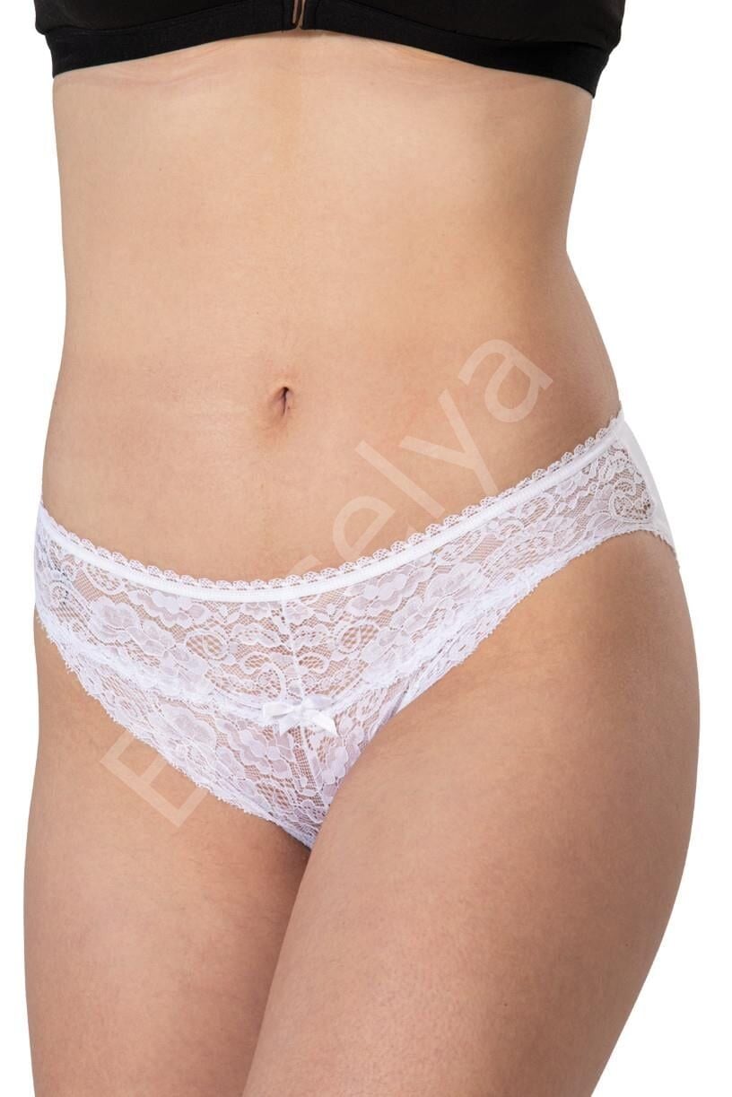 Beyaz Mı Emay 1444 Modal Cotton Dantelli Külot