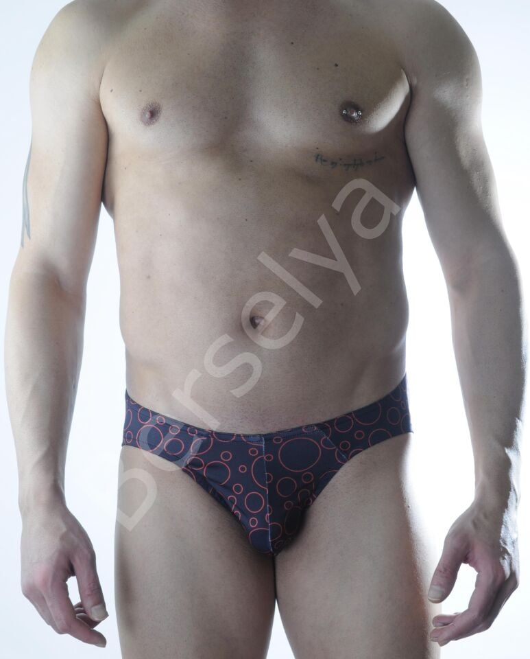 Erkek Daire Desenli Fantezi Jockstrap