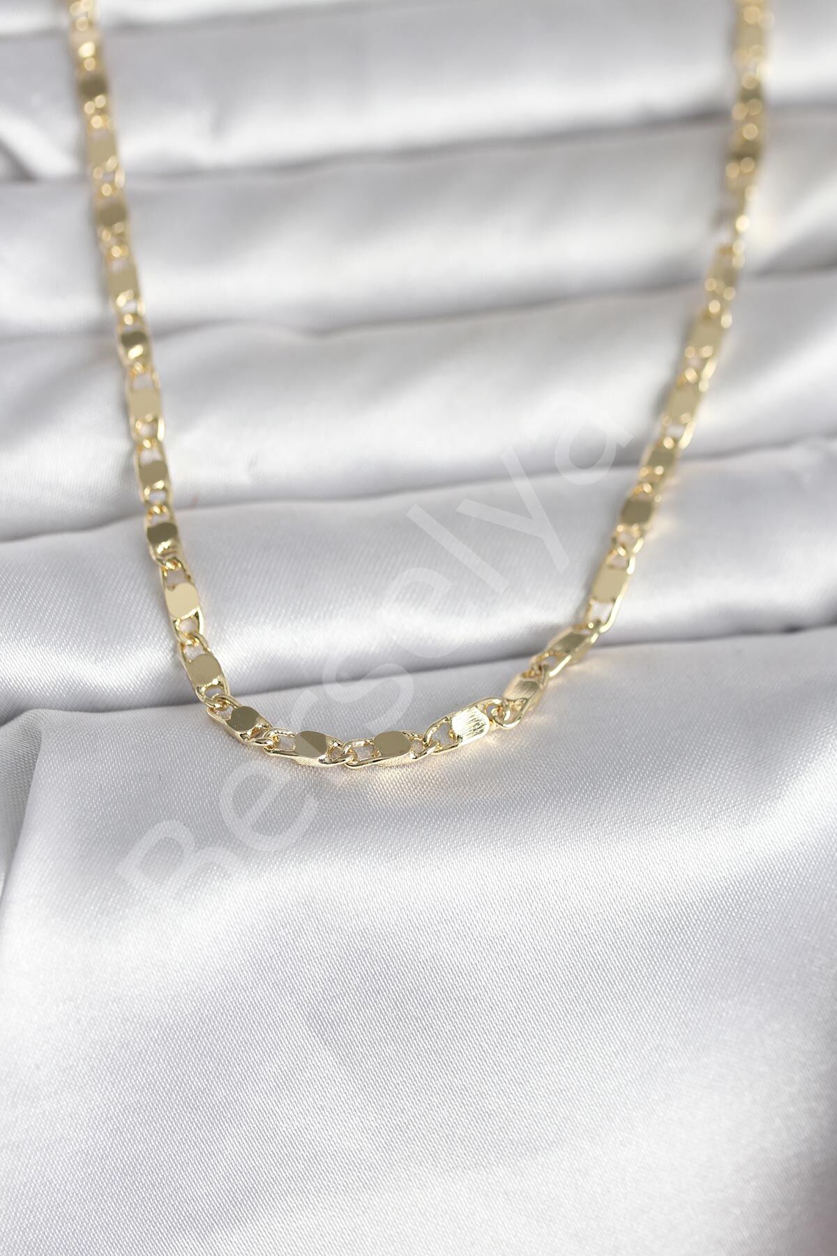 CM 14K Gold Renk Arpa Model 45 cm Kadın Kolye