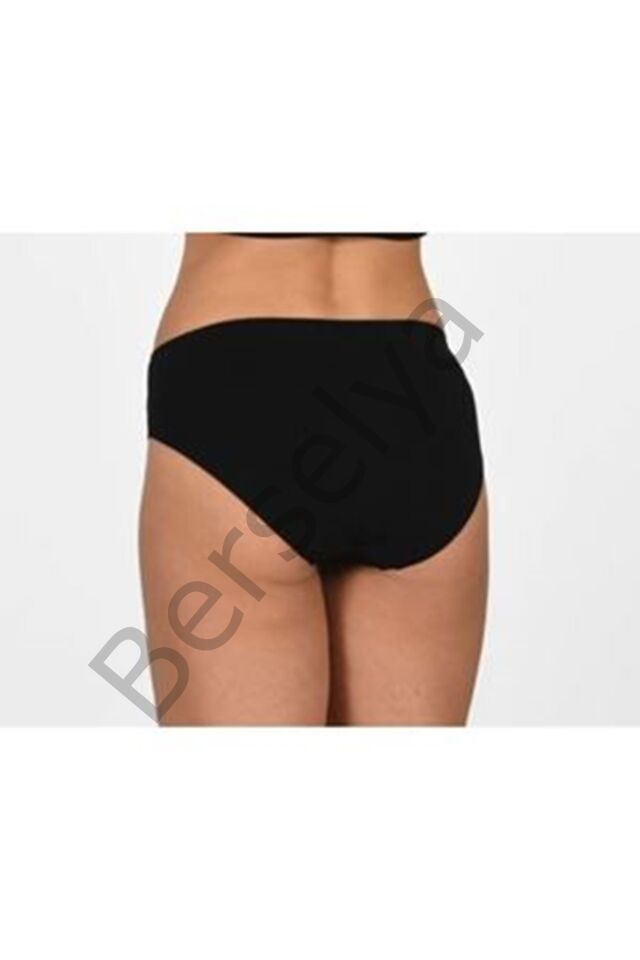 Siyah Kadın Dikişsiz Külot Korse - 730