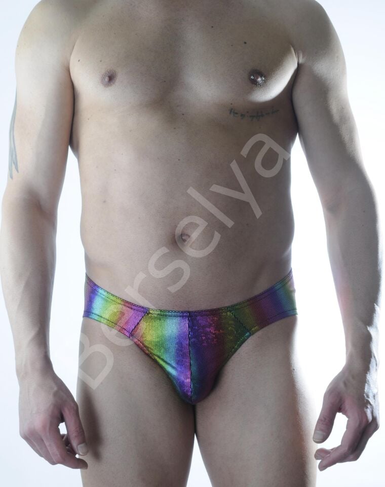 Erkek Renkli Fantezi Jockstrap İç Giyim