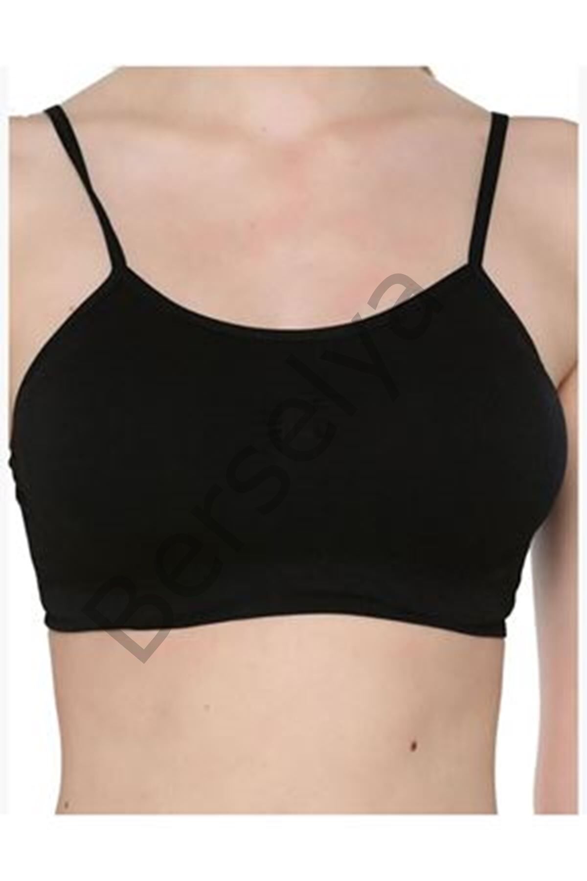 Siyah Kadın Pedli Toparlayıcı Sütyen Korse - 706