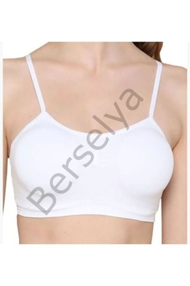 Beyaz Kadın Pedli Toparlayıcı Sütyen Korse - 706