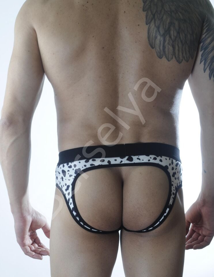 Erkek Fantezi Desenli Jockstrap İç Giyim