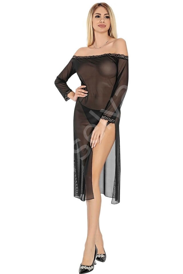 Kırmızı Siyah Fantezi Gecelik 1815