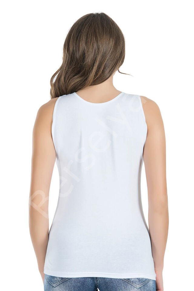 Güpürlü Sıfır Kol Kadın Atlet 155