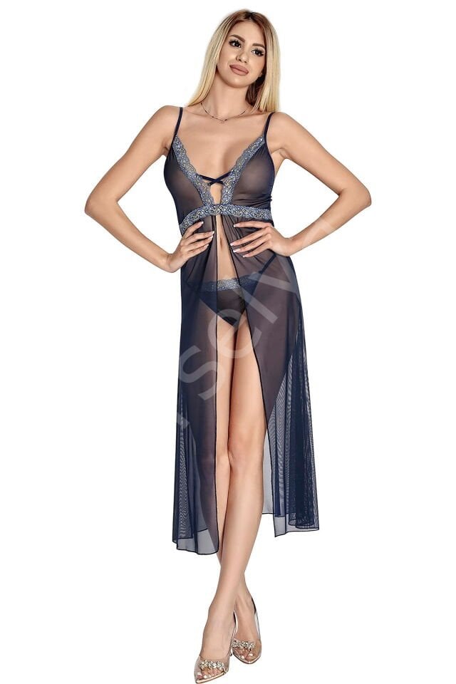 Gecelik Transparan Mor 1814