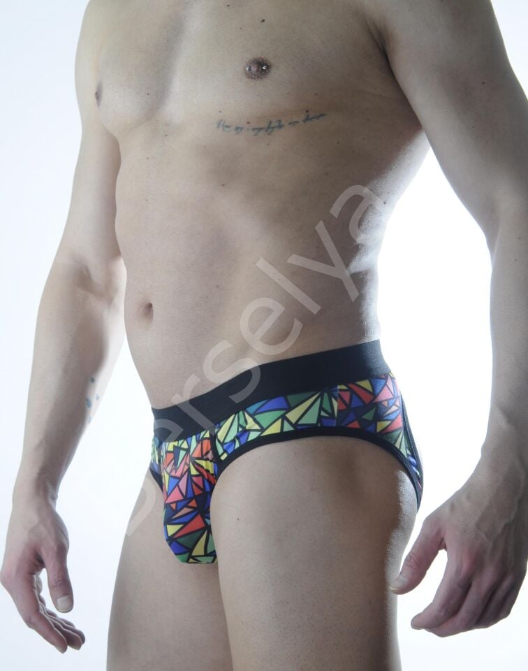 Erkek Fantezi Renkli Jockstrap İç Giyim