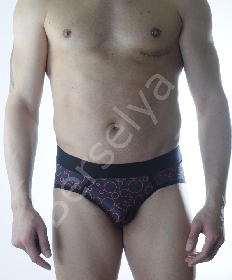 Erkek Daire Desenli Fantezi Jockstrap