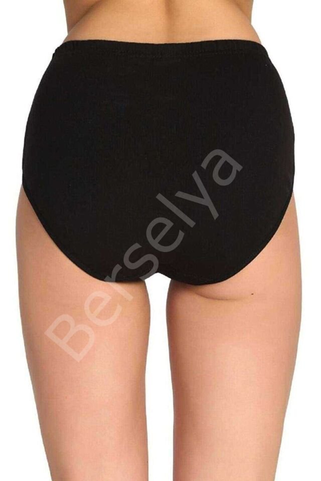 3 Adet Tutku Kadın Yüksek Bel Bato Kalın Lastik Külot S3