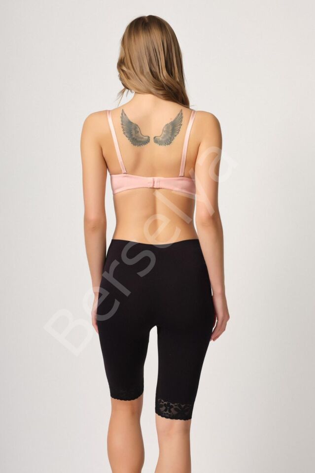 Siyah Mı Emay 3004 Soft Uzun Paça Dantel Boxer