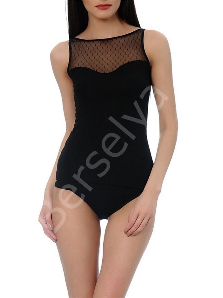 Doreanse  Üst Kısmı Transparan Atlet 9375