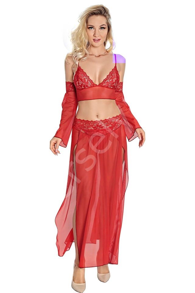 Kırmızı Gecelik Takım 1838