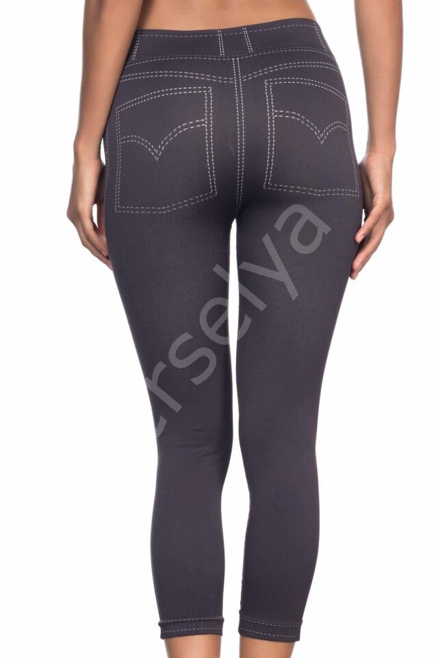 Antrasit Mı Emay 3801 Soft Kot Tayt