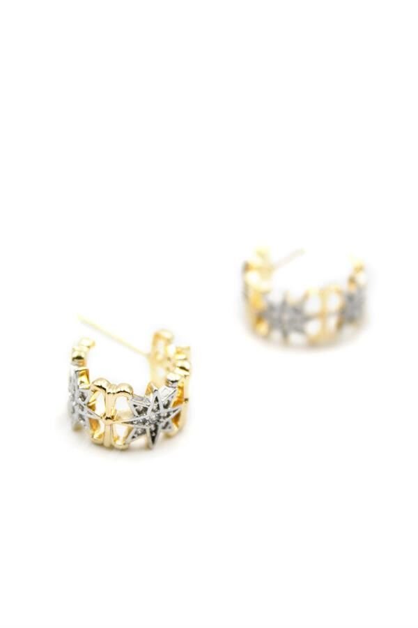 Kutup Yıldızı Küpe - ÇOK RENKLİ