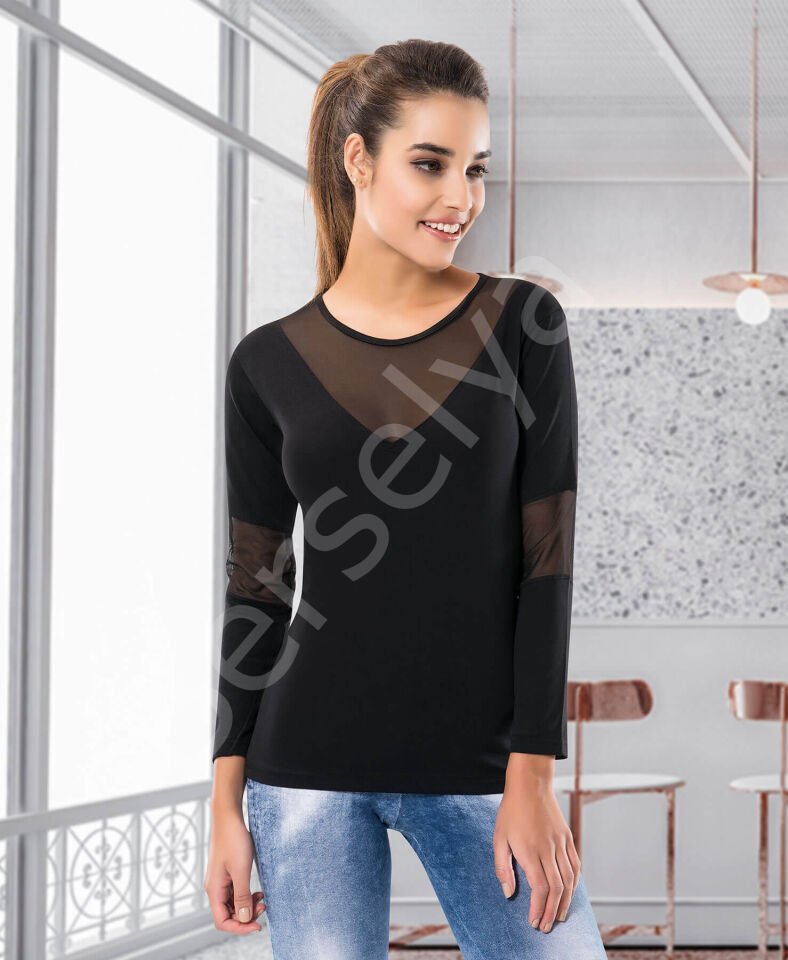 Uzun Kol Kadın Body 124