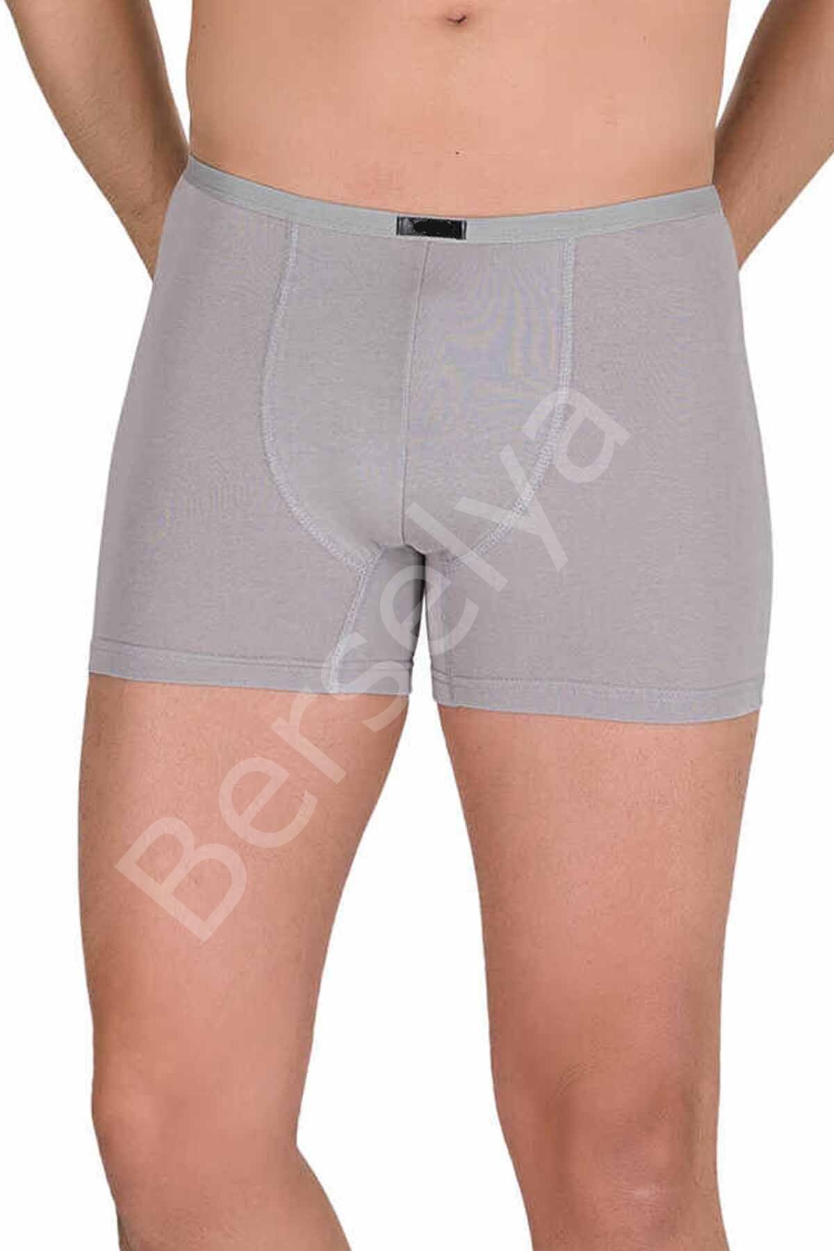 Erkek Modal Boxer Short Gri 4488B XL