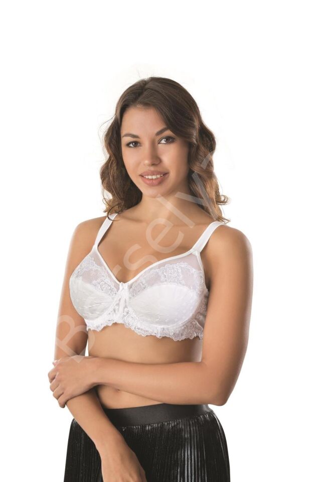 Beyaz Mı Emay 170 B Balenli Brode Toparlayıcı Sütyen