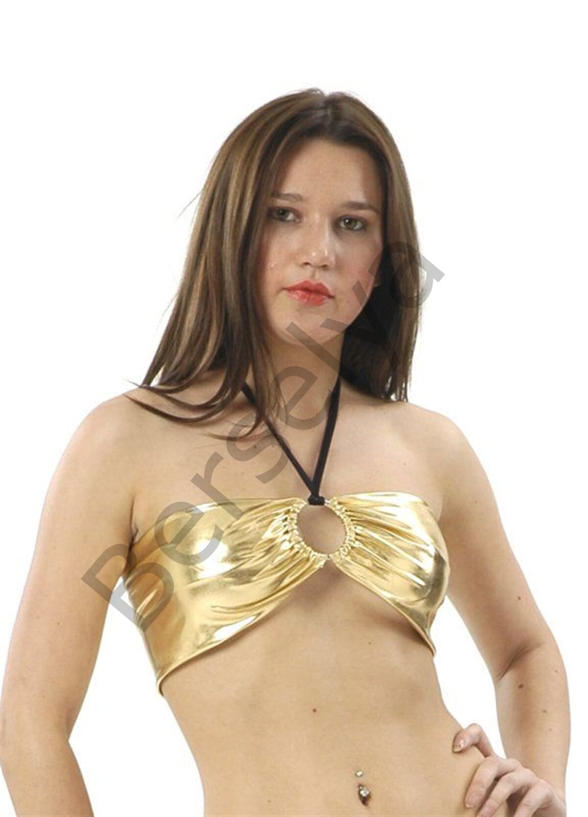 B091243 Parlak Lame Büstiyer